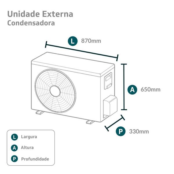 Imagem de Ar-Condicionado Multi Split Inverter LG 24.000 (2x Evap HW 9.000 + 1x Evap Cassete 1 Via 12.000) Quente/Frio 220V