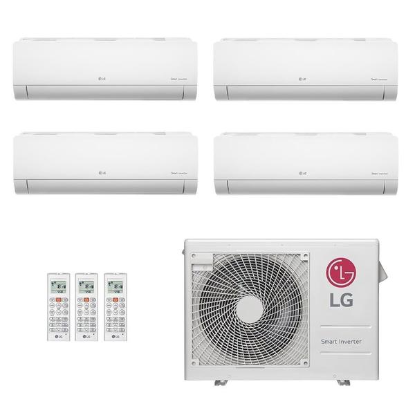 Imagem de Ar-Condicionado Multi Split Inverter LG 30.000 (3x Evap HW 9.000 + 1x Evap HW 18.000) Quente/Frio 220V