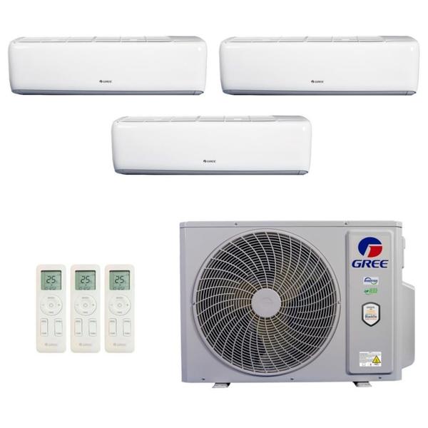 Imagem de Ar-Condicionado Multi Split Inverter R-32 Gree 36.000 (3x Evap HW 18.000) Quente/Frio 220V