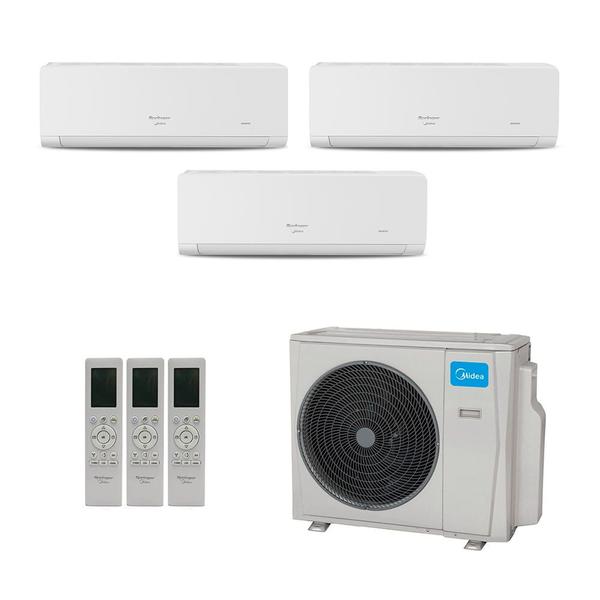 Imagem de Ar-Condicionado Multi Split Inverter Springer Midea 36.000 (3x Evap HW 12.000 + 1x Evap HW 18.000) Quente/Frio 220V