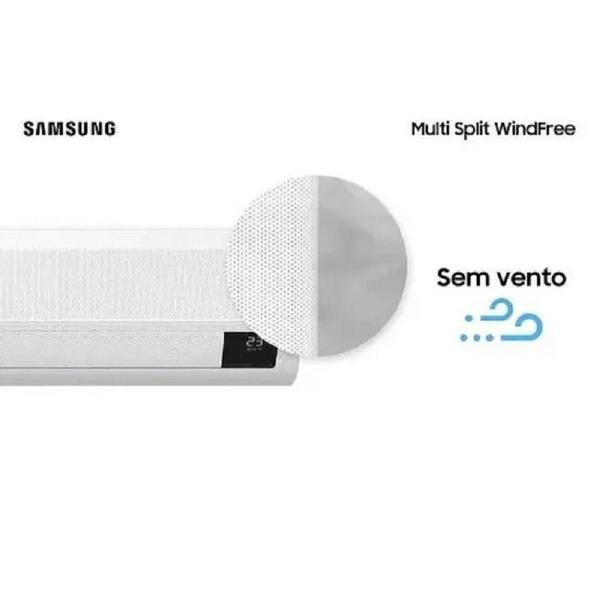 Imagem de Ar Condicionado Multi Split Samsung Hi Wall Wind Free 3x9000 BTU/h Quente e Frio AJ068AXJ3KH/AZ  220 Volts