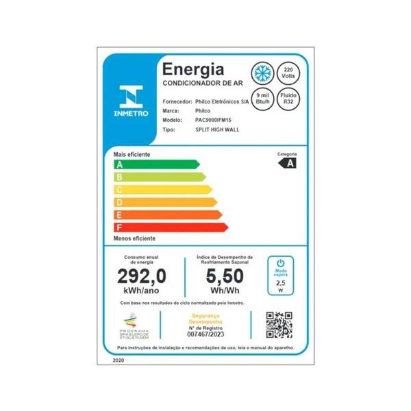 Imagem de Ar Condicionado Philco PAC9000IFM15 Inverter 9000BTUS Branco