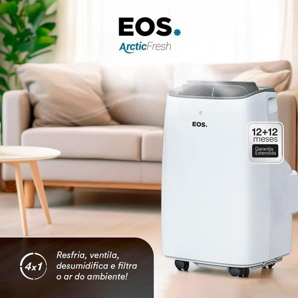 Imagem de Ar-Condicionado Portátil 12000 BTUs EOS Slim EAP12F 220V