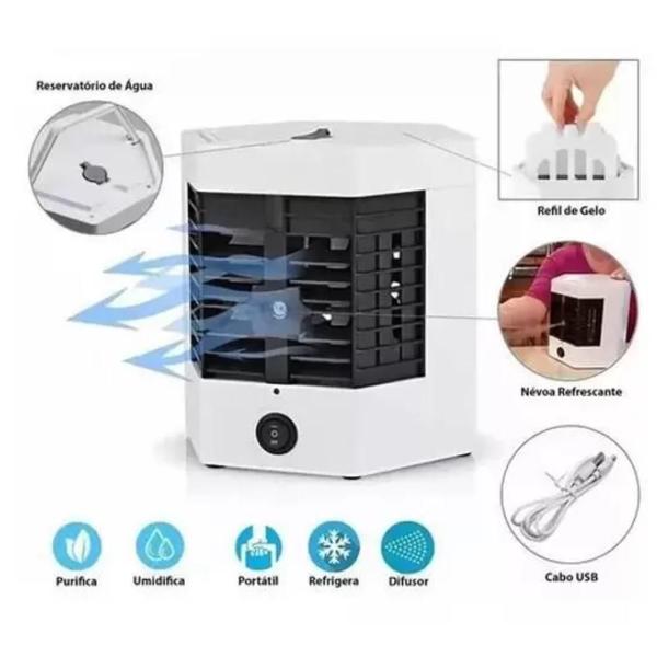 Ar Condicionado R Portátil Arctic Air Ultra Pro 10W USB S - Home Goods Imagem de Ar Condicionado R Portátil Arctic Air Ultra Pro 10W USB S