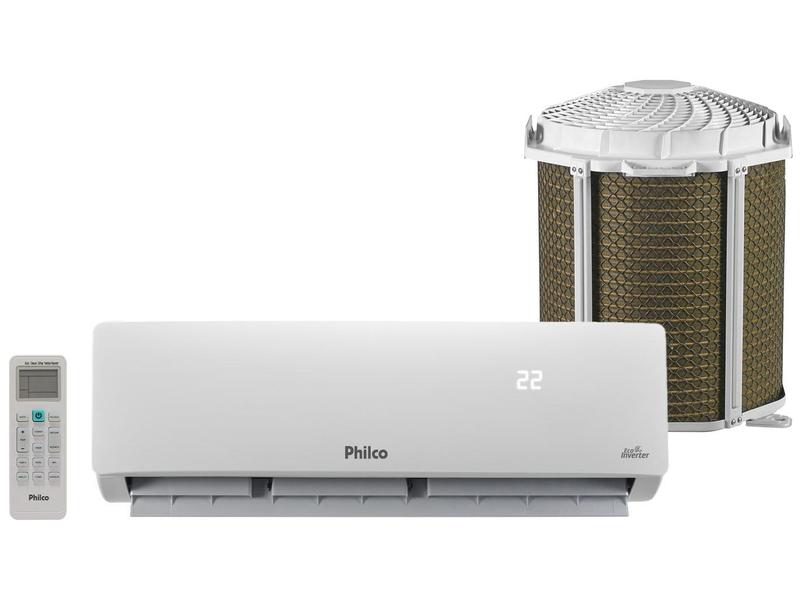 Ar-condicionado Split 12.000 BTUs Philco Eco Inverter Quente e Frio PAC12QC Ar-condicionado Split 12.000 BTUs Philco Eco Inverter Quente e Frio PAC12QC