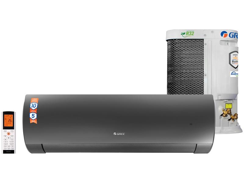 Ar-condicionado Split 9000 BTUs Gree Inverter Quente e Frio G Diamond Auto GWH09ACA-D6DNA1... Ar-condicionado Split 9000 BTUs Gree Inverter Quente e Frio G Diamond Auto GWH09ACA-D6DNA1...