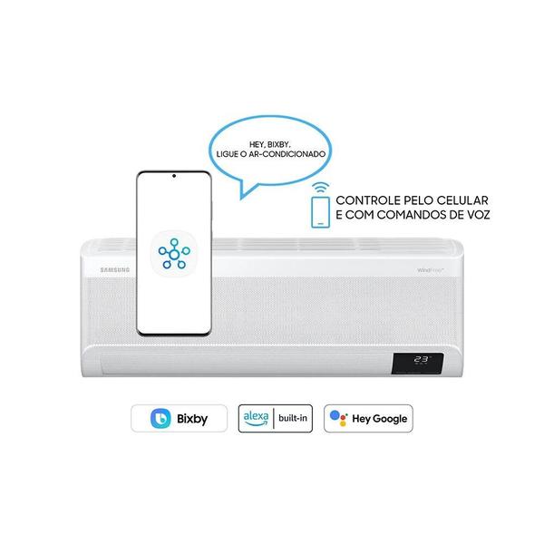 Imagem de Ar Condicionado Split 9000 BTUs High Wall Inverter Samsung WindFree PowerVolt Só Frio Bivolt