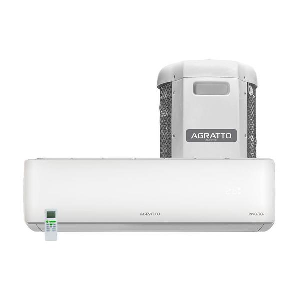 Imagem de Ar Condicionado Split Agratto Hi Wall Liv Top Inverter 18.000 BTU/h Quente e Frio Monofásico Branco LCST18QF-02I - 220V