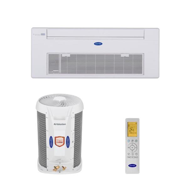 Imagem de Ar Condicionado Split Cassete 1 Via Carrier Inverter Connect 12.000 Btus Quente e Frio 220v R-32