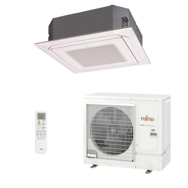 Ar-condicionado Split Cassete 4 Vias Inverter Fujitsu Airstage 36.000 BTUs R-32 Quente/Frio 380V Trifásico Imagem de Ar-condicionado Split Cassete 4 Vias Inverter Fujitsu Airstage 36.000 BTUs R-32 Quente/Frio 380V Trifásico