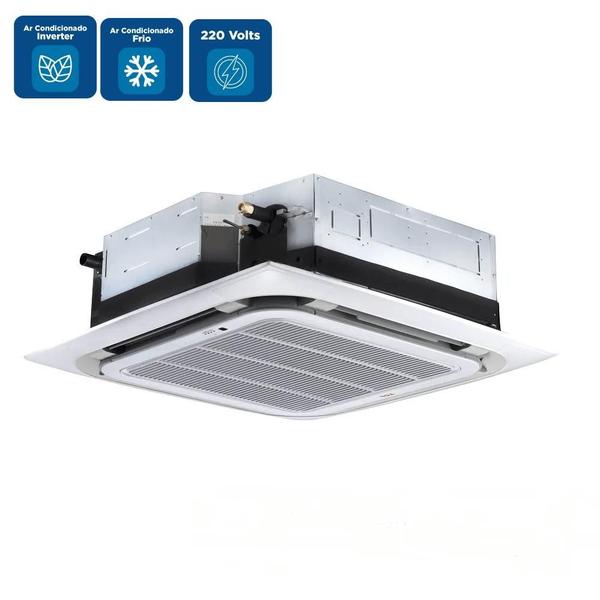 Imagem de Ar Condicionado Split Cassete 4 Vias Inverter TCL 36000 BTU/h Frio Monofásico TAC 36 CSA/CT-INV  220 Volts