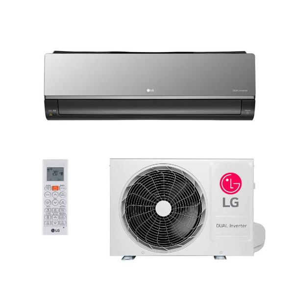 Imagem de Ar Condicionado Split Dual Inverter Voice Hi Wall LG Artcool UV Nano 22000 BTUs Quente Frio S3-W24K2R7A - 220V