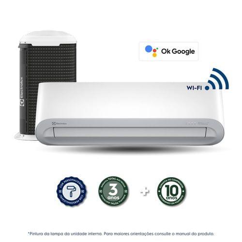 Imagem de Ar Condicionado Split Hi Wall Electrolux Color Wi-Fi Inverter 24.000 Btus Quente e Frio 220v R-32