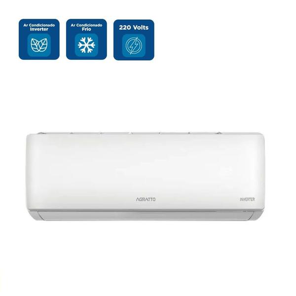 Imagem de Ar Condicionado Split Hi Wall Inverter Agratto Liv Top 24000 BTU/h Frio LCST24F-02I - 220 Volts