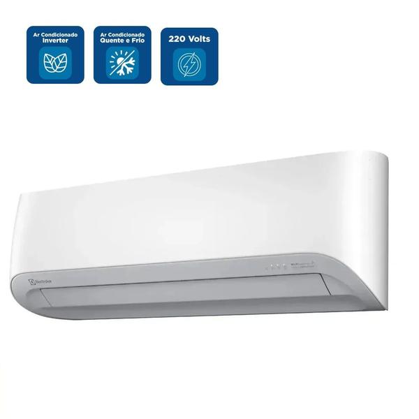 Imagem de Ar Condicionado Split Hi Wall Inverter Electrolux Color Adapt 12000 BTU/h Quente e Frio 3212IRBA206  220 Volts