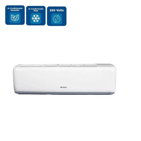 Imagem de Ar Condicionado Split Hi Wall Inverter Gree G-Top Auto 18000 BTU/h Frio CB574N11400  220 Volts