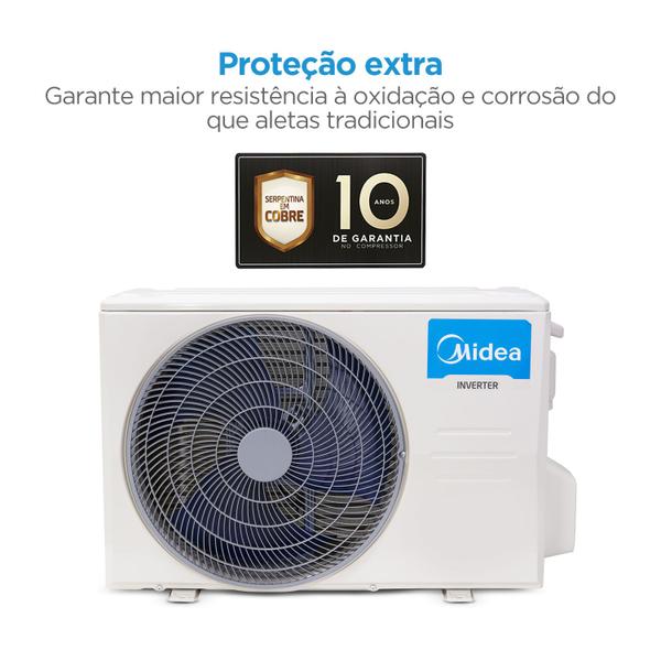 Imagem de Ar Condicionado Split Hi Wall Inverter Midea Xtreme Save Connect 24.000 Btus Frio 220v R-32