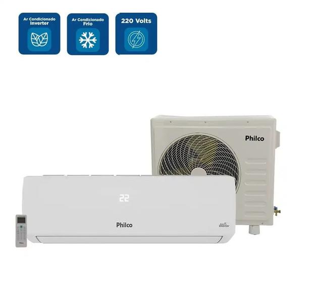 Imagem de Ar Condicionado Split Hi Wall Inverter Philco 30000 BTU/h Frio PAC30000IFM8  220 Volts