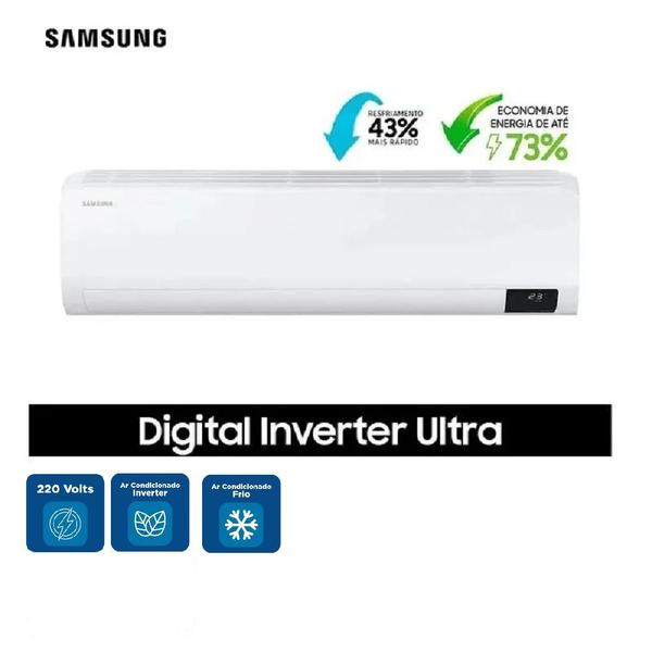 Imagem de Ar Condicionado Split Hi Wall Inverter Samsung Digital Ultra 22000 BTU/h Frio AR24TVHZDWKNAZ  220 Volts