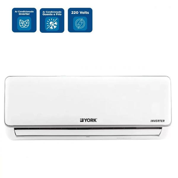 Ar condicionado Split Hi Wall Inverter York 9000 BTU/h Home