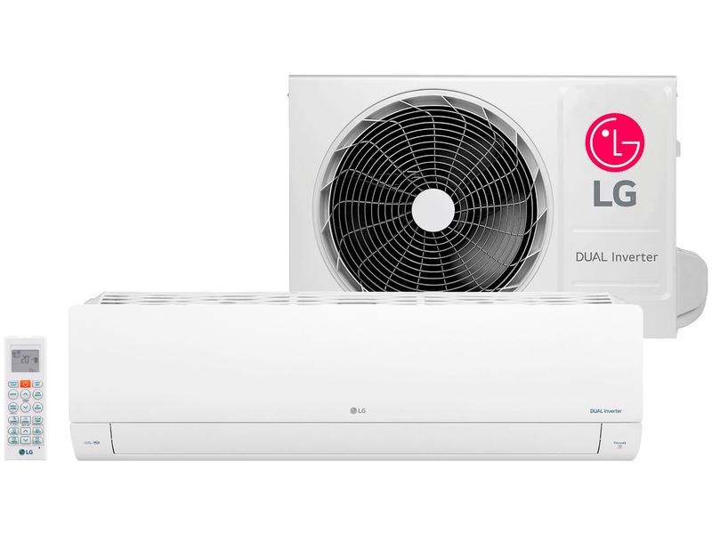 Imagem de Ar-condicionado Split Hi-Wall LG Dual Inverter 9.000 BTUs Quente e Frio Voice +AI S3NW09AA31C.EB2GAM1