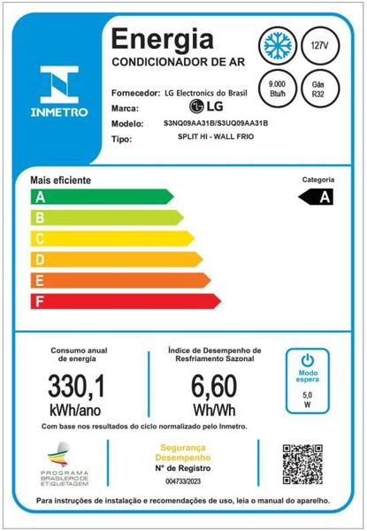 Imagem de Ar Condicionado Split Hi Wall LG Dual Inverter Voice +AI 9.000 Btus Frio 127V R-32