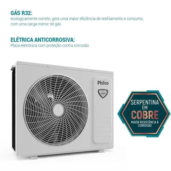 Imagem de Ar Condicionado Split Hi Wall Philco 18000 Btu/h Frio Pac18fi 220 Volts  