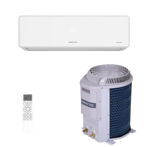 Ar-Condicionado Split HW Inverter Agratto Fit Top 12.000 BTUs R-32 Só Frio 220V Ar-Condicionado Split HW Inverter Agratto Fit Top 12.000 BTUs R-32 Só Frio 220V