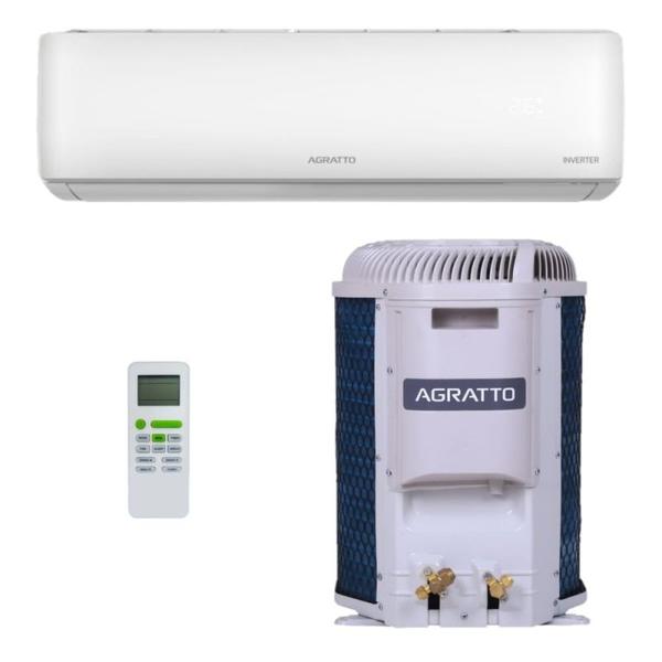 Ar-Condicionado Split HW Inverter Agratto Liv Top 12.000 BTUs R-32 Só Frio 220V Ar-Condicionado Split HW Inverter Agratto Liv Top 12.000 BTUs R-32 Só Frio 220V