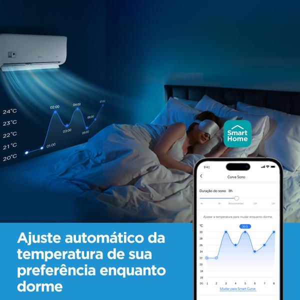 Imagem de Ar Condicionado Split Hw Inverter Xtreme Save Connect R-32 Springer Midea 9000 Btus Quente/frio 220V Monofásico 42AGVQI09M5