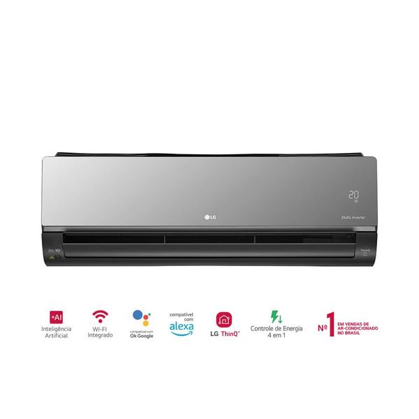 Imagem de Ar-Condicionado Split HW LG Dual Inverter Voice Artcool 24.000 BTUs R-32 Só Frio 220V