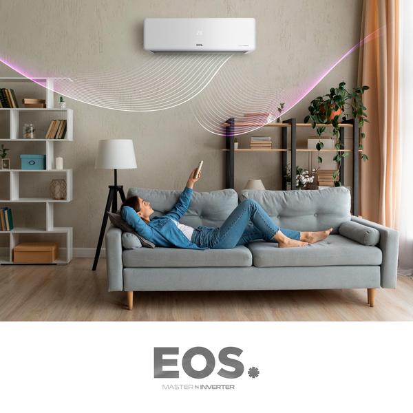 Imagem de Ar-Condicionado Split Inverter 12000 BTUs EOS Master Comfort High Wall Quente e Frio EASM12001IQI/EASM12001IQE 220V