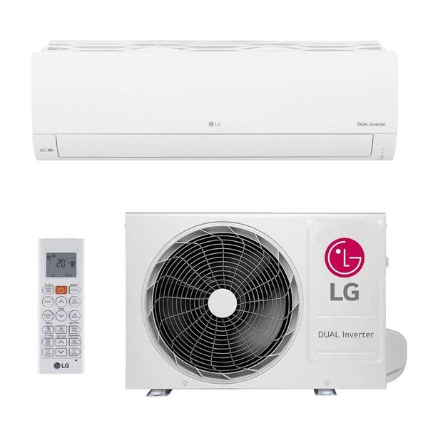 Ar-Condicionado Split Inverter 12000 BTUs LG Dual Voice +AI Só Frio S3-Q12JA31K 220V Ar-Condicionado Split Inverter 12000 BTUs LG Dual Voice +AI Só Frio S3-Q12JA31K 220V