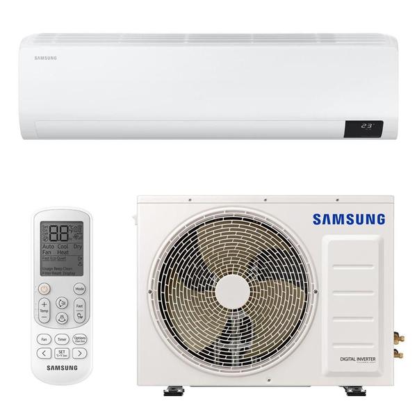 Imagem de Ar-Condicionado Split Inverter 12000 BTUs Samsung Ultra High Wall Só Frio AR12CVHZAWKNAZ/AR12CVHZAWKXAZ 220V