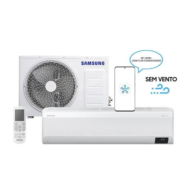 Imagem de Ar-Condicionado Split Inverter 18000 BTUs Samsung WindFree Connect High Wall Só Frio AR18CVFAAWKNAZ/AR18CVFAAWKXAZ 220V