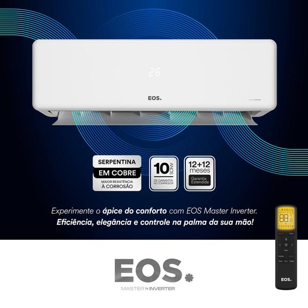 Imagem de Ar-Condicionado Split Inverter 30000 BTUs EOS Master Comfort High Wall Quente e Frio EASM30001IQI/EASM30001IQE 220V