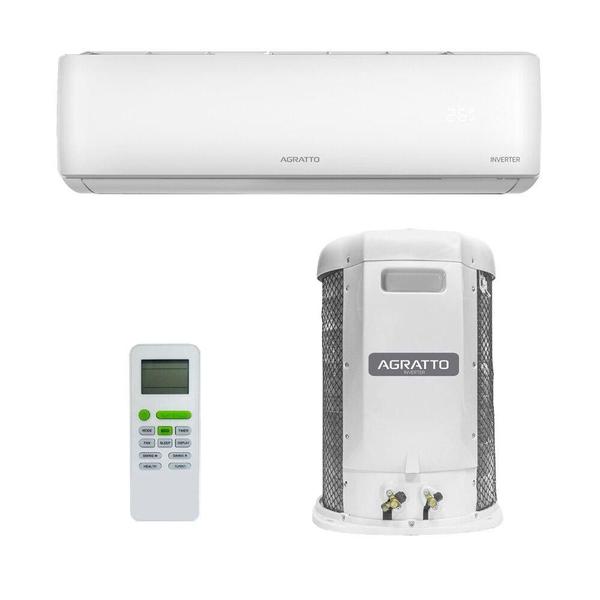 Imagem de Ar Condicionado Split Inverter 9000 BTUs Agratto Hi Wall Só Frio LCST9F-02I 220V