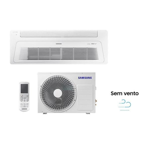 Imagem de Ar-Condicionado Split Inverter Cassete 24000 BTUs Samsung WindFree 1 Via Quente e Frio AC024DN1DKG/AC024DXADKG/PC1BWFMANW 220V