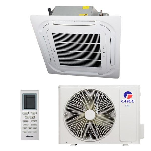 Imagem de Ar-Condicionado Split Inverter Cassete 56000 BTUs Gree G-Prime Compact Só Frio GULD60T1/A-S(B)/GULD60W1/NhA-S(B) 220V