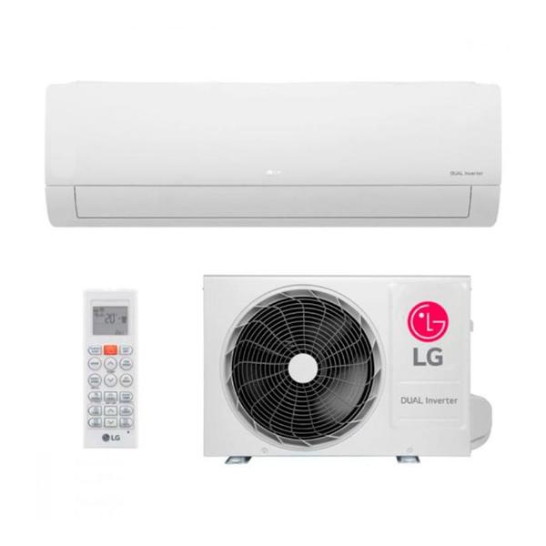 Imagem de Ar Condicionado Split Inverter LG Hi Wall DUAL Compact +AI 9000 BTUs Frio S3NQ09AAQAL - 220V