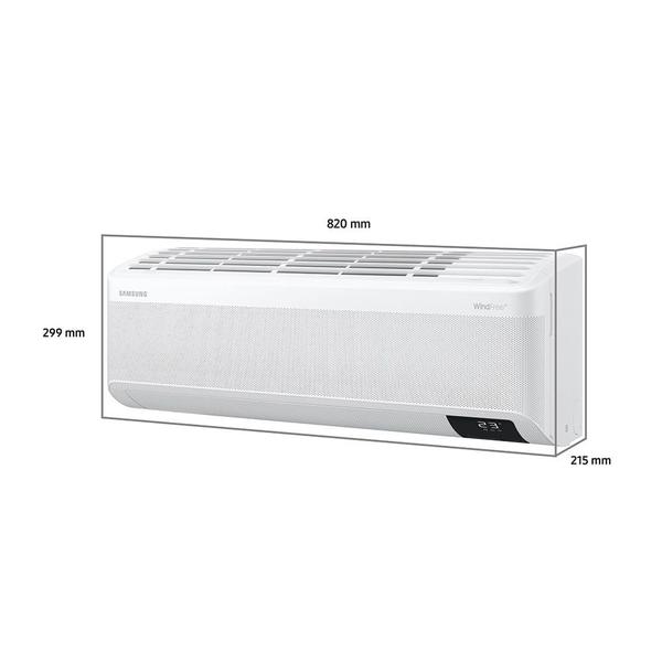 Imagem de Ar-condicionado Split Inverter Samsung WindFree Connect Sem Vento 9.000 BTUs Frio AR09CVFAMWKNAZ 220V