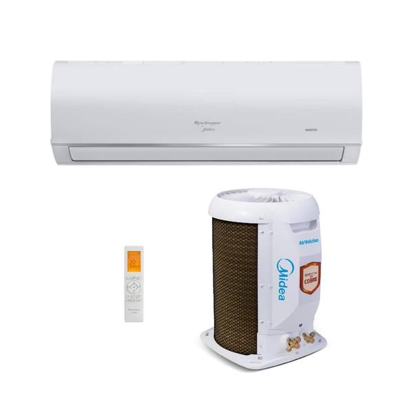 Ar Condicionado Split Inverter Springer Midea Airvolution Connect 9000 BTUs Frio 42AFVCI09... Ar Condicionado Split Inverter Springer Midea Airvolution Connect 9000 BTUs Frio 42AFVCI09...