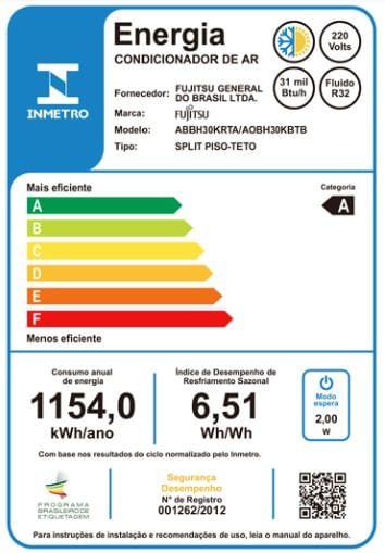 Imagem de Ar Condicionado Split Inverter Teto Fujitsu Airstage 30.000 Btus Quente e Frio 220v R32