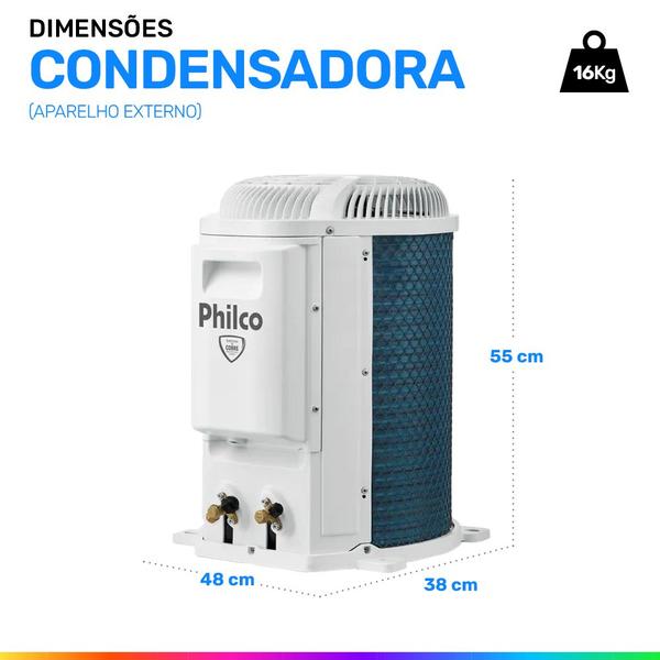 Imagem de Ar Condicionado Split Philco Eco Inverter 12000 BTU/h Filtro Anti-bactérias 220V Branco