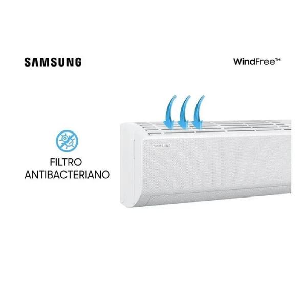 Imagem de Ar Condicionado Split Samsung Inverter WindFree 22000 BTU/h Quente e Frio AR24TSHCBWKNAZ  220 Volts