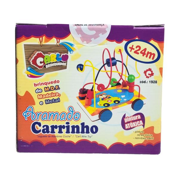 Imagem de Aramado Carrinho Montanha Russa Pedagógica Brinquedo Educativo - Carlu