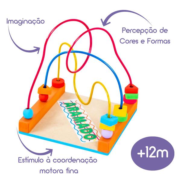 Imagem de Aramado Montanha Russa Brinquedo Pedagógico Educativo