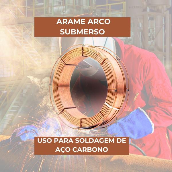 Imagem de Arame Arco Submerso El12 3,18mm 25 Kg Ômega