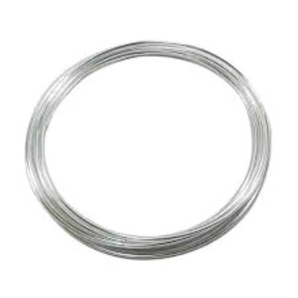 Imagem de Arame de aço inox AISI 302 polido brilhante duro 0,80 mm com 10 mt