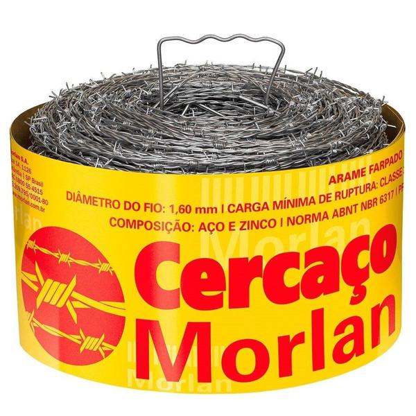 Arame Farpado Cercaço Fio 16 350Kgf 500m Imagem de Arame Farpado Cercaço Fio 16 350Kgf 500m